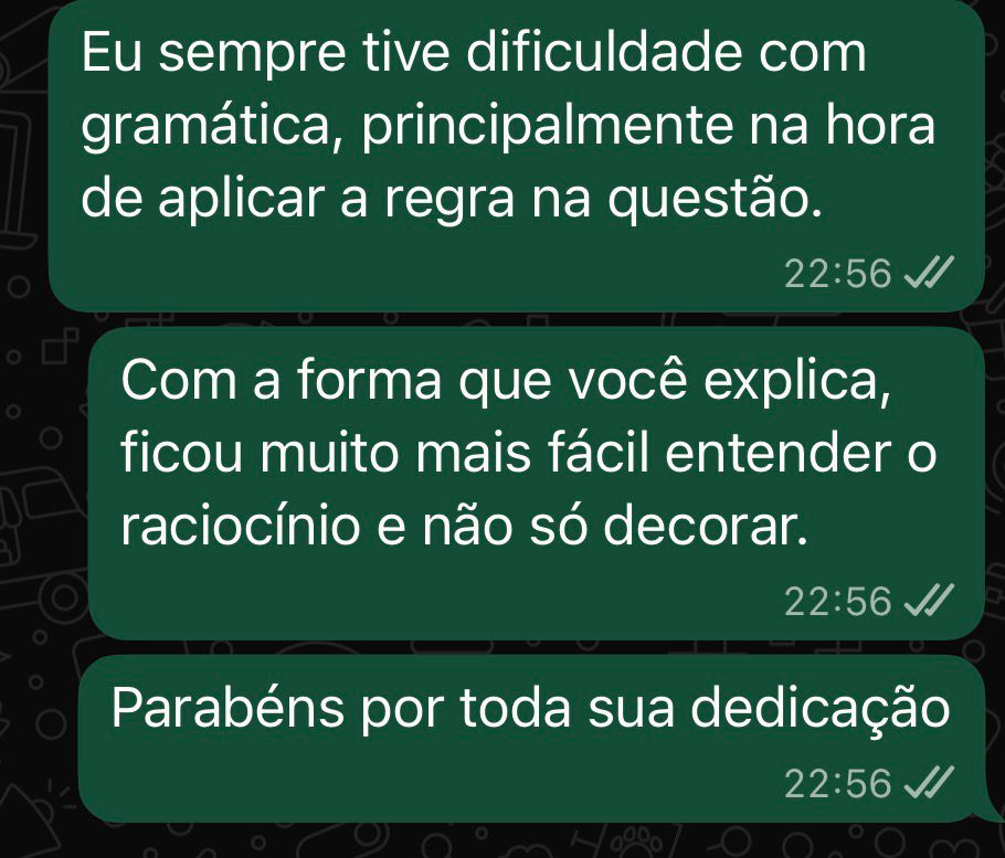Depoimento real de aluno 1